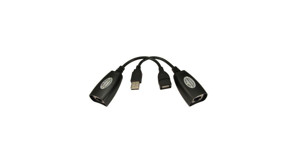 USB Extender over CAT5e / Cat6, 45m